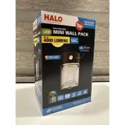 Halo Outdoor Lighting Bronze Color Selectable Mini Wall Pack Hardwired NIB