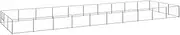 Generic Dog Kennel Silver 30 m虏 Steel,3082142