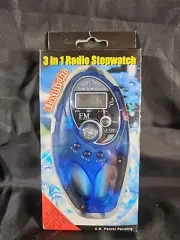 Sport Timer 3 in 1 Radio FM Stopwatch & Flashlight GT-3272 Xx