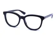 New GUCCI Reading Glasses GG1687O 001 52-18 140 Black Frames Readers Gold Logos
