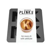 DrinksPlinks Letter K Ice Cube Tray