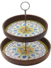 Round Wood Lazy Susan Gabriela Serving Tray
