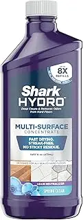 [Shark] Hydro Multi-Surface Concentrate with Odor Neutralizing Technology, Formulated for Use in All Hydro Wet & Dry Cleaners, Use on Sealed Hardwood, Tile, Laminate, & Stone, 16oz, WWCM16