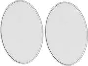 KOCKSHION Air Fryer Filters 2pcs Stainless Steel Splatter Screen Soft Grip Stove Splatter Guard Grease Guard for Frying Pan