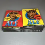 10 Unopened Vintage 1987 Topps ALF WAX PACK Cards Sticker TV Lot Series 1 And 2