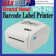 NEW SAXPOS WG-210 USB Thermal Barcode Sticker Label Printer, 203 dpi, 160mm p/s