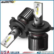 AUXITO H4 9003 LED Headlight Bulbs Hi Low Beam Conversion Kit White Canbus H (for: Smart)