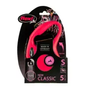 Flexi Classic Retractable Tape Dog Lead Red Small 5m