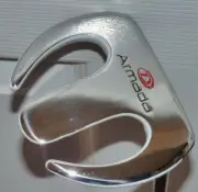 Armada Red 3 Ball Putter Head - .370 Hosel - 80 Degree Lie for Long/Belly Putter