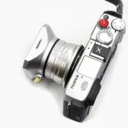 Silver Universal Square Lens Hood for DSLR Mirrorless Camera Lens Camcorder DV