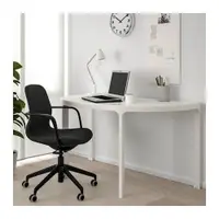 在飛比找蝦皮購物優惠-絕版品/北歐風格IKEA宜家BEKANT半圓會議桌電腦桌工作