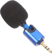 Abaodam Portable Mini Microphone with Noise Reduction for Camera and Live Streaming Compact Plug and Play Tiny Mic for Recordings The Go for Outdoor Activities and Travel