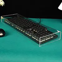 在飛比找蝦皮購物優惠-亞克力阿米洛機械鍵盤滑鼠透明羅技塑膠防塵罩鍵盤罩鍵帽防塵蓋