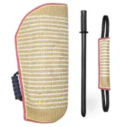 Dog Bite Training Set Professional Dog Bite Sleeve Arm with Whip Agitation St.