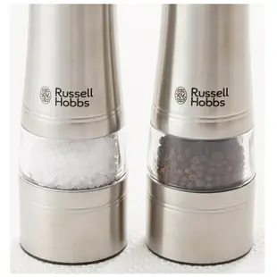 【日本牌 含稅直送】Russell Hobbs 不銹鋼電動胡椒磨鹽 LED胡椒研磨機 7922JP 7923JP