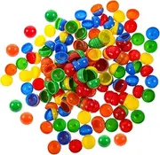 BELLIFFY Colorful Lottery Balls for Raffles and Game Nights Assorted Pong Balls Durable Party Props Easy to Recognize for Celebrations and Events