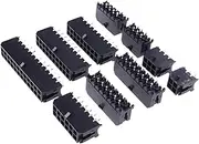 BIZOCA 10sets Micro-Fit 3.0 3.0mm Pitch Connector Double Row 2P 4P 6P 8P - 24Pin Mini 5559/43020 Housing Receptacle Terminals(Type 6,2x4P)