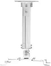 Universal Projector Hanger Telescopic Shelf Ceiling Mount Projector Hanging Bracket for Ceiling Hangers for Office(White)