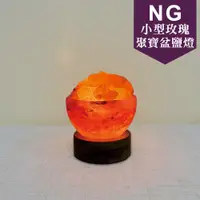 在飛比找蝦皮商城精選優惠-《特價瑕疵福利品》特價瑕疵 玫瑰小 聚寶盆 鹽燈 /鹽燈/小