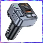 New PD 30W Wireless Bluetooth 5.1 FM Transmitter Hands Free Car Kit MP3 Player