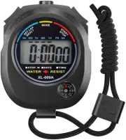 KingL Digital Stopwatch Timer - Interval Timer with Large Display 1pack/Black