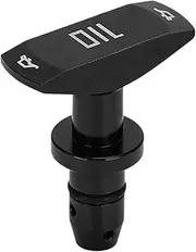 EZONEDEAL Car Engine Oil Dipstick, Oil Level Gauge, Pull Handle Aluminum Alloy 5mm Anti-Rust Stylish Replacement Automotive Pull for Practical Transmission Dipstick for Accurately Measure Oil Level