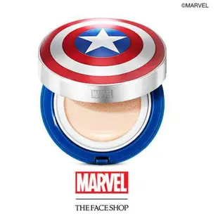 THE FACE SHOP x MARVEL 美國隊長氣墊粉餅 SP50+ PA+++