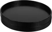 Generic 8 Inch Wooden Round Tray Set Decorative Serving Trays for Home Decor for Kitchen Coffee Table Living Room