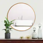 鋁合金框鏡子正圓形邊框浴室鏡化妝鏡批發鏡子