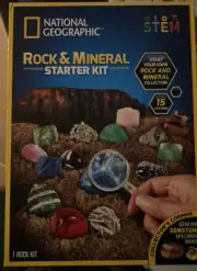 National Geographic Impulse 10 Rocks + Mineral Starter , NIB, STEM, ROCK KIT