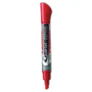 Quartet EnduraGlide Dry Erase Marker, Chisel Tip, Red, Dozen