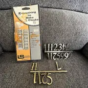 Vintage Innovation Specialties Clock Accessories Roman Numerals Numbers