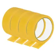 Painters Tape, 4 Roll 22 Yard x 1.2" Adhesive Masking Master Tape, Yellow