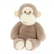 Keeleco Baby 25cm Monkey Animal Stuffed Plush Kids/Child Cuddle Toy Beige 0m+