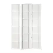 Artiss Room Divider Screen Privacy Wood Dividers Stand 3 Panel Nova White