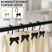 Bow Knots Curtain Hook Versatile Pretty Decorative Shower Curtain Hooks qrSQE