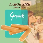 1 - Himalayan Yak Milk Bones Dog Chews for Dogs X-Large 6" long, 1" Thick,