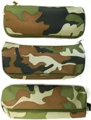 Boys Kids Camouflage Combat Army Green Pencil Pen Case School College or Home!
