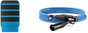 RØDE PodMic Blue Pop Filter and Cables Bundle - WS14 and XLR (3m) Cable