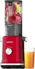 Whole Fruits Cold Press Juicer Machines, 4.3-inch (110mm) Powerful Large, Red