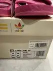 New Adidas Boost X Pharrell Chancletas HU Men’s Size 10 Pink Slides FV7289 NWT