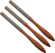 WRITWAA 3pcs Nail Art Brush For Painting Nails Nail Gel Brush With Flat Head Ergonomic Wooden Handle Nail Art Smudging Brush Nails Art Brush