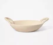 Antique Finish Ceramic Bowl - Threshold designed with Studio McGee: Artisanal