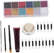 56pcs/set Professional Special Effects Makeup Kit Body Painted Set Scar for Tv Programs Halloween Stage Performances