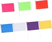 CAXUSD 70pcs Hand Flags Hand Waving Banners Mini Flags for Party Classroom Festival Sports Clubs Parades