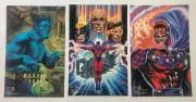 (3) 1994 Fleer Ultra Prints 6.5"x10" Large Cards Beast/Magneto/Fatal Attraction