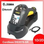 Zebra Symbol DS3578-SR 2D Wireless Bluetooth Barcode Scanner USB Kit with Cradle
