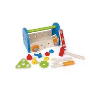 17pc Hape Fix-It Tool Box Kids/Children Pretend Construction Kit 3y+ Wooden Toy