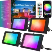 LED Flood Light Outdoor, 36W RGBW Outdoor Flood Lights Color Changing Landsca...