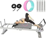 Pilates Reformer Machine Foldable, Pilates Reformer Machine Equipment for Home and Gym Use for Both Men and Women for Strength Training Exercise